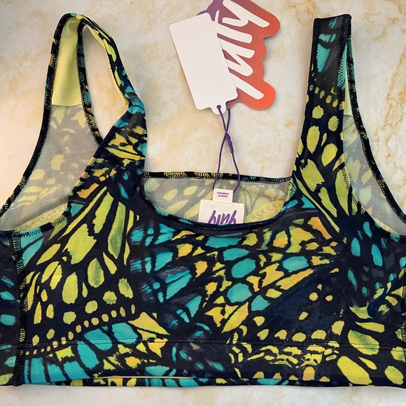 Fabletics Mesh Me Smoothing Midi Bralette - Picture 3 of 5